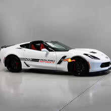 Corvette RACING SPORT STREPEN Vinylstickers Stickers C3 C4 C5 C6 C7 ZO6 ZR1 Stingray Meer
 2