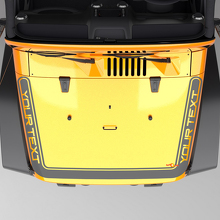 Perimeter Strip Motorkap Vinyl Sticker voor Jeep Wrangler Gladiator_2
