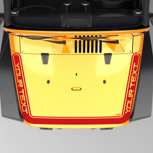 Perimeter Strip Motorkap Vinyl Sticker voor Jeep Wrangler Gladiator_3