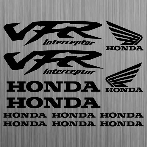 HONDA VFR Interceptor sticker sticker motorfiets 12 stuks