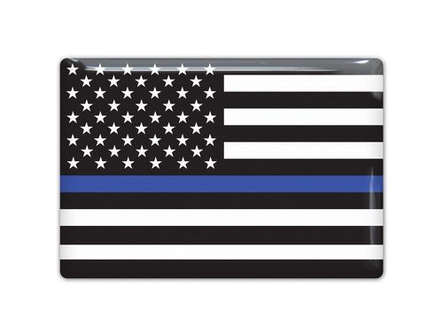 USA politie vlag embleem trotse auto sticker 3D koepelvormige sticker