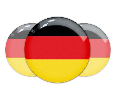 3 stks Duitsland Duitse vlag koepelvormige embleem sticker stickers BMW Mercedes Porsche VW
