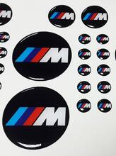 BMW M Power Performance 3D koepelvormige sticker sticker emblemen 14st
 2