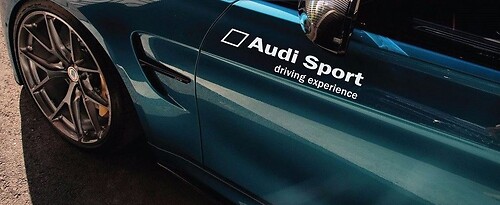 Audi Sport Driving Experience zijdeur vinyl sticker voor Audi S4