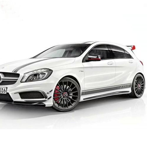 Racing Stripes Volledige Set Vinyl Sticker voor Mercedes-Benz A45 AMG