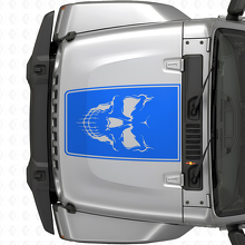 Evil Skull Hood Blackout Vinyl Sticker voor Jeep Wrangler_2