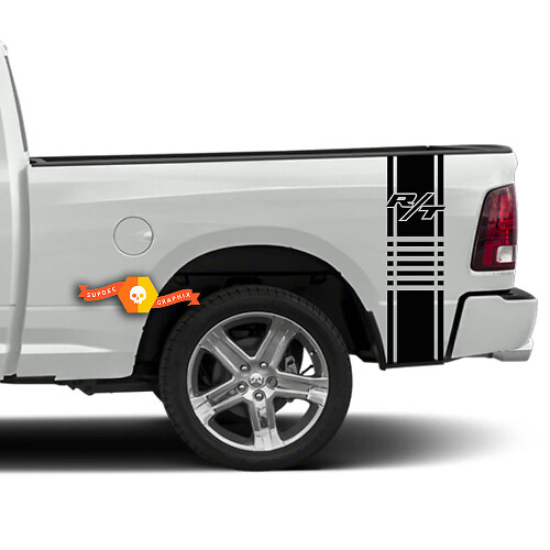 R/T Stijl Zijkanten Racing Stripe Vinyl Stickers voor Dodge Ram Truck
