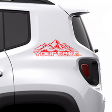 Achterhoek Mountains Vinylstickers voor Jeep Renegade 3
