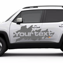 Modderspatstijl Lettering Zij Vinyl Decal voor Jeep Renegade_2