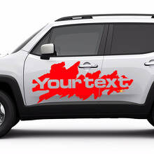Modderspatstijl Lettering Zij Vinyl Decal voor Jeep Renegade_3