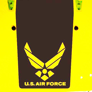Jeep Wrangler Blackout USAF AIR FORCE Vinyl Hood Sticker TJ LJ JK JKU JKU