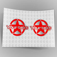 Ster Letters Vinyl Stickers voor Jeep Renegade_2