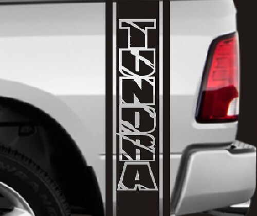 2 Truck Nachtkastje Toyota Tundra Vinyl Strepen Stickers Decals Ongeveer 11 X 46 Elk
