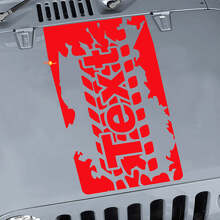 Bandenprofiel Aangepaste Letters Motorkap Vinyl Sticker voor Jeep Wrangler_3