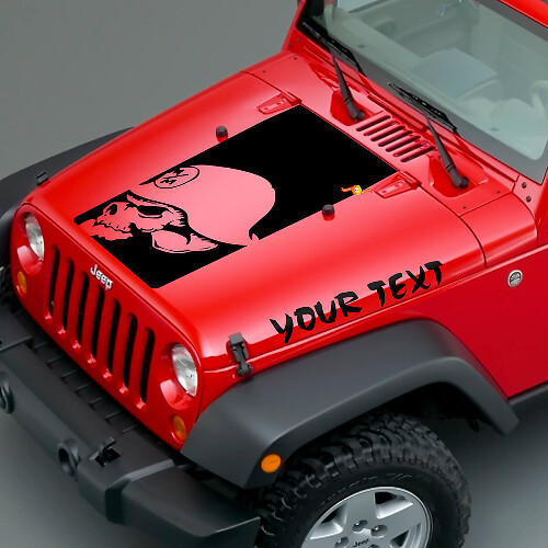 Blackout Metal Mulisha Head Vinyl Sticker voor Jeep Wrangler_1