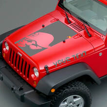 Blackout Metal Mulisha Head Vinyl Sticker voor Jeep Wrangler_2