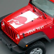 Blackout Metal Mulisha Head Vinyl Sticker voor Jeep Wrangler_3