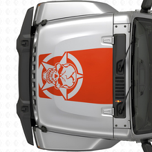 Militaire Skull Star Motorkap Vinyl Sticker voor Jeep Wrangler JK JKU TJ LJ_4