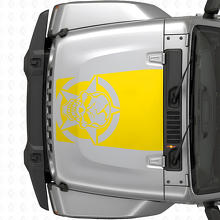 Militaire Skull Star Motorkap Vinyl Sticker voor Jeep Wrangler JK JKU TJ LJ_5