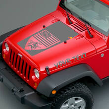 Amerikaanse Badge Motorkap Vinyl Stickers voor Jeep Wrangler JK JKU LJ TJ_3