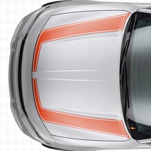 Accent Omlijning Strepen Motorkap Vinyl Decal Sticker voor Dodge Charger 2015-2026_4