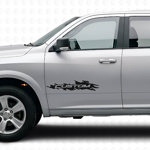 Custom Splash Style Deur Vinyl Decal voor Dodge Ram Rebel 1500-3500 2009-2016