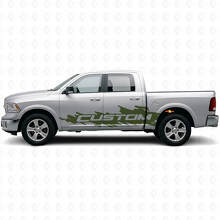 Mud Splash Custom zijvinyl decalset voor Dodge Ram Rebel 2009–2016_3