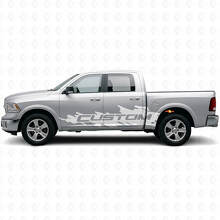 Mud Splash Custom zijvinyl decalset voor Dodge Ram Rebel 2009–2016_5