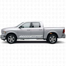 Aangepaste Strobe Zijstrepen Vinyl Decal voor Dodge Ram Rebel 1500 2009–2016_5