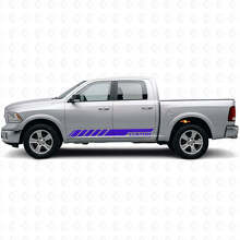 Aangepaste Racezijstrepen Vinyl Decal Kit voor Dodge Ram Rebel 2009-2016_2