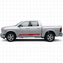 Aangepaste Racezijstrepen Vinyl Decal Kit voor Dodge Ram Rebel 2009-2016_4