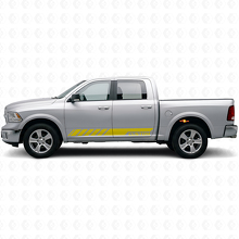 Aangepaste Racezijstrepen Vinyl Decal Kit voor Dodge Ram Rebel 2009-2016_6