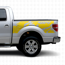 4x4 Off Road Stijl Achter Zij Vinyl Decal voor Musclecar truck 2010-2020_2