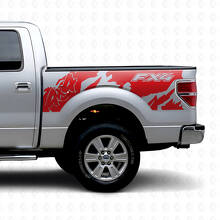 FX4 4x4 Off Road Stijl Achterzijdige Vinylsticker voor Musclecar truck 2010-2020_4