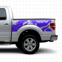 4x4 Off Road Stijl Achter Zij Vinyl Decal voor Musclecar truck 2010-2020_6