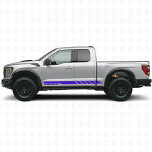 Geruite Custom Zijstrepen Vinyl Decal voor Musclecar truck 2010-2020_2