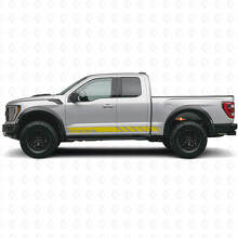 Geruite Custom Zijstrepen Vinyl Decal voor Musclecar truck 2010-2020_6