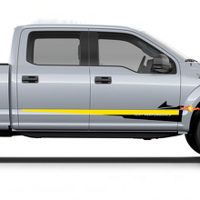 Retro Custom Tekst Prestaties Zijstrepen Grafische Decal Sticker voor Musclecar truck 3