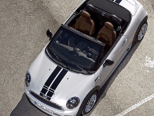 Vinyl Decal Kit met Dubbele Strepen voor Motorkap & Kofferbak voor MINI Cooper Roadster