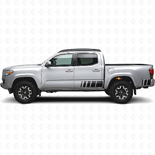 Retro Stijl Zijstrepen Vinyl Decal Kit voor Toyota Tacoma 2016