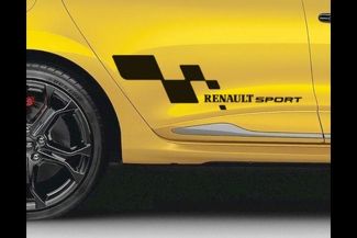 RENAULT Sport Vlag stickers voor Clio Megane
