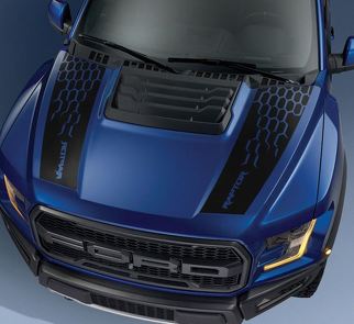 Ford F150 Raptor 2017 motorkap graphics pakket sticker sticker - 3