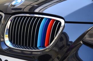 BMW M kleuren niergrille strepen 3 set strepen vinyl sticker

