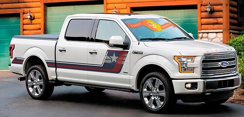 NIEUW Captain America thema superheld patriottische Ford F-150 Hockey Tremor Style Stickers Decals Stripes Vinyl Graphics

