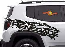 NIEUWE 2017-2019 Jeep Renegade Graphics - stickerset met matte glanzende afwerkingen 2