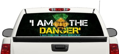 Breaking Bad heisenberg gevaar Achterruit Sticker Sticker Pick-up Truck SUV Auto 3