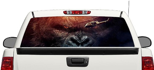 Kong Skull Island Achterraamsticker voor Pickup Truck SUV