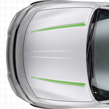 Dubbele Tnin Outline Strepen Motorkap Vinyl Decal Sticker voor Dodge Charger 2015-2026_3