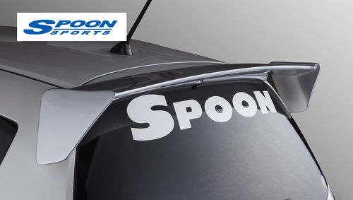 Spoon Sports ZWART W800mm Windowshield Team Sticker Sticker