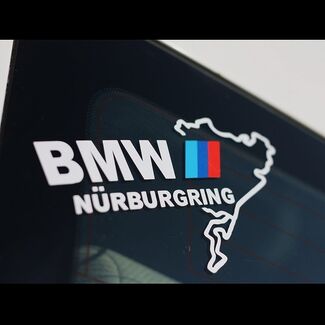 Nurburgring BMW Racing Sport autoruit voorruit sticker sticker
